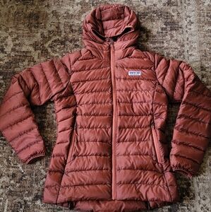 Patagonia Sugar Down Red Puffy Coat Winter Jacket